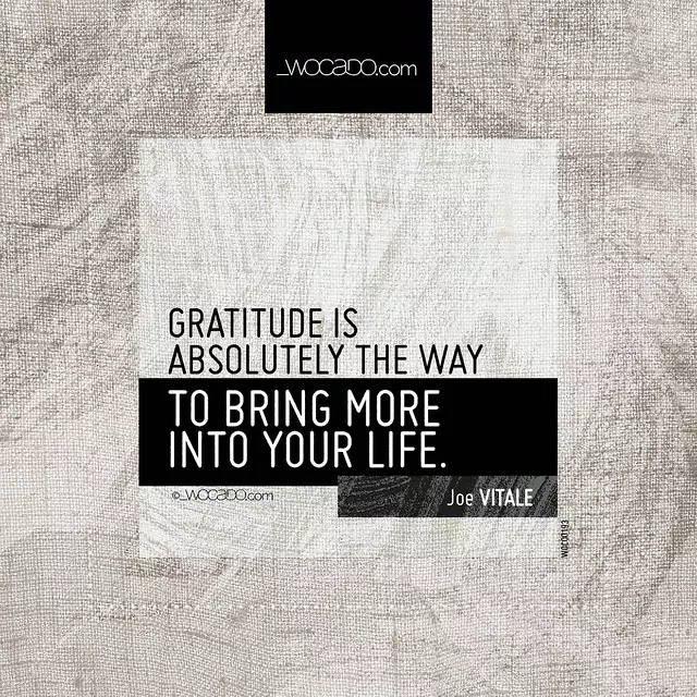 Gratitude is absolutely the way by WOCADO.com