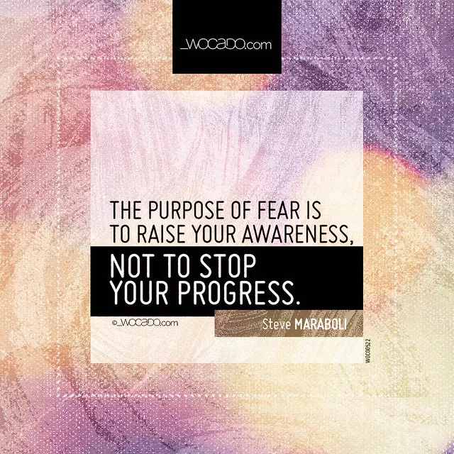 The purpose of fear  by WOCADO.com