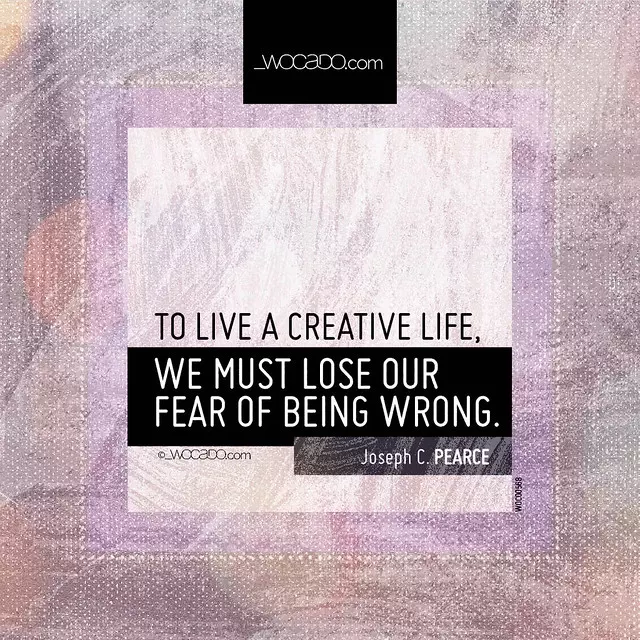To live a creative life by WOCADO.com