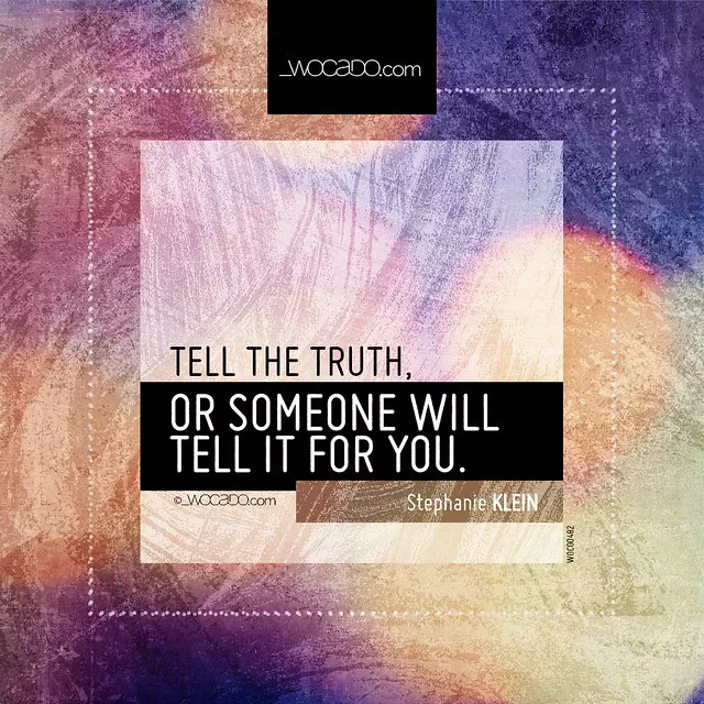 Tell the truth by WOCADO.com
