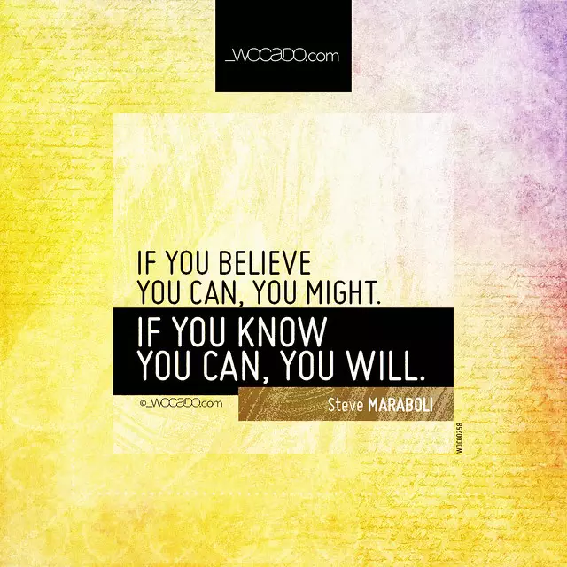 If you believe you can, you might by WOCADO.com
