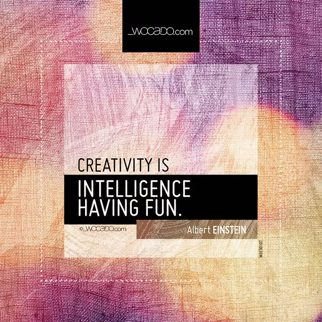 Creativity is by WOCADO.com