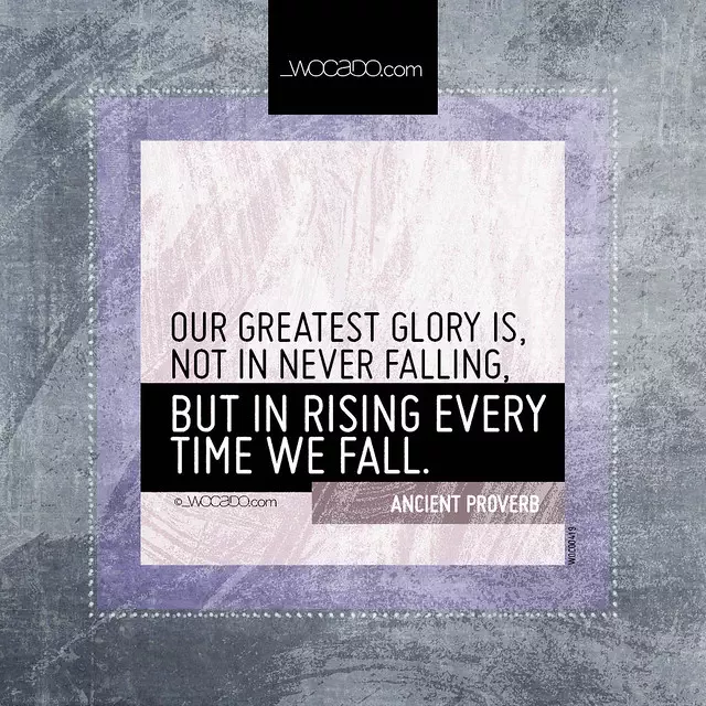 Our greatest glory is by WOCADO.com