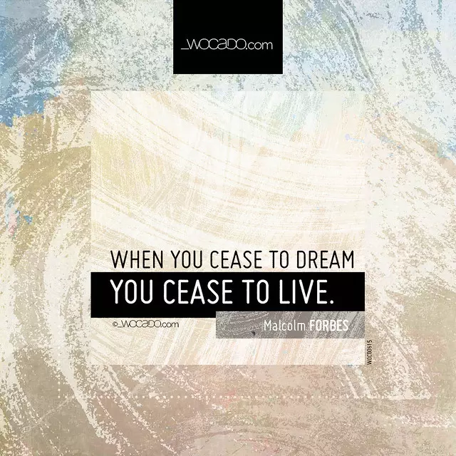 When you cease to dream by WOCADO.com