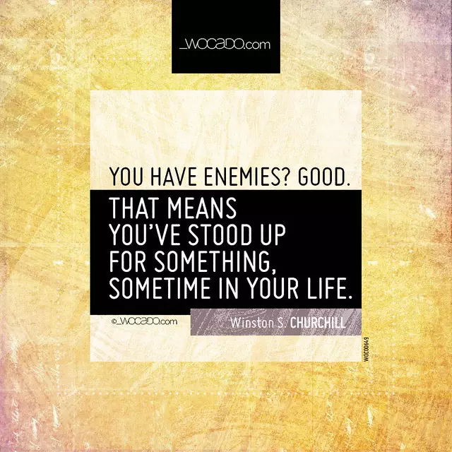 You have enemies? Good by WOCADO.com