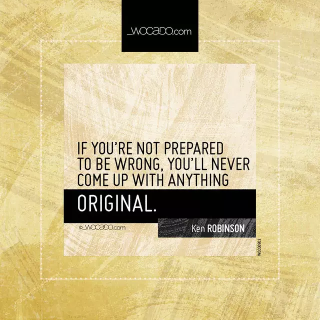 If you’re not prepared to be wrong by WOCADO.com