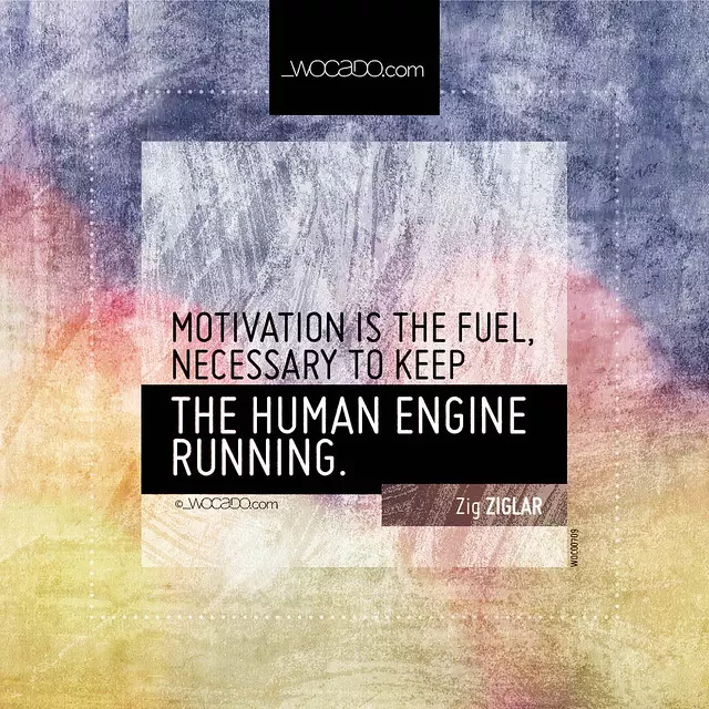 Motivation is the fuel by WOCADO.com