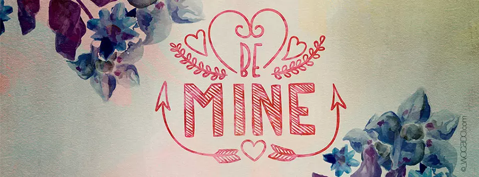 Be Mine Facebook Cover by WOCADO