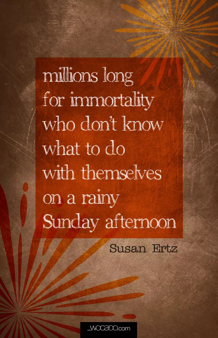 Millions Long for Immortality - 11x17 Printable Poster by WOCADO