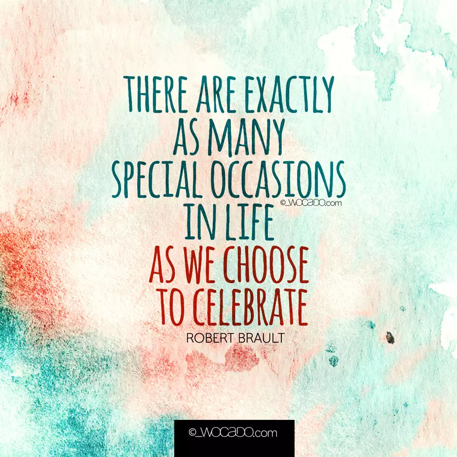 Special Occasions in Life - Wocado