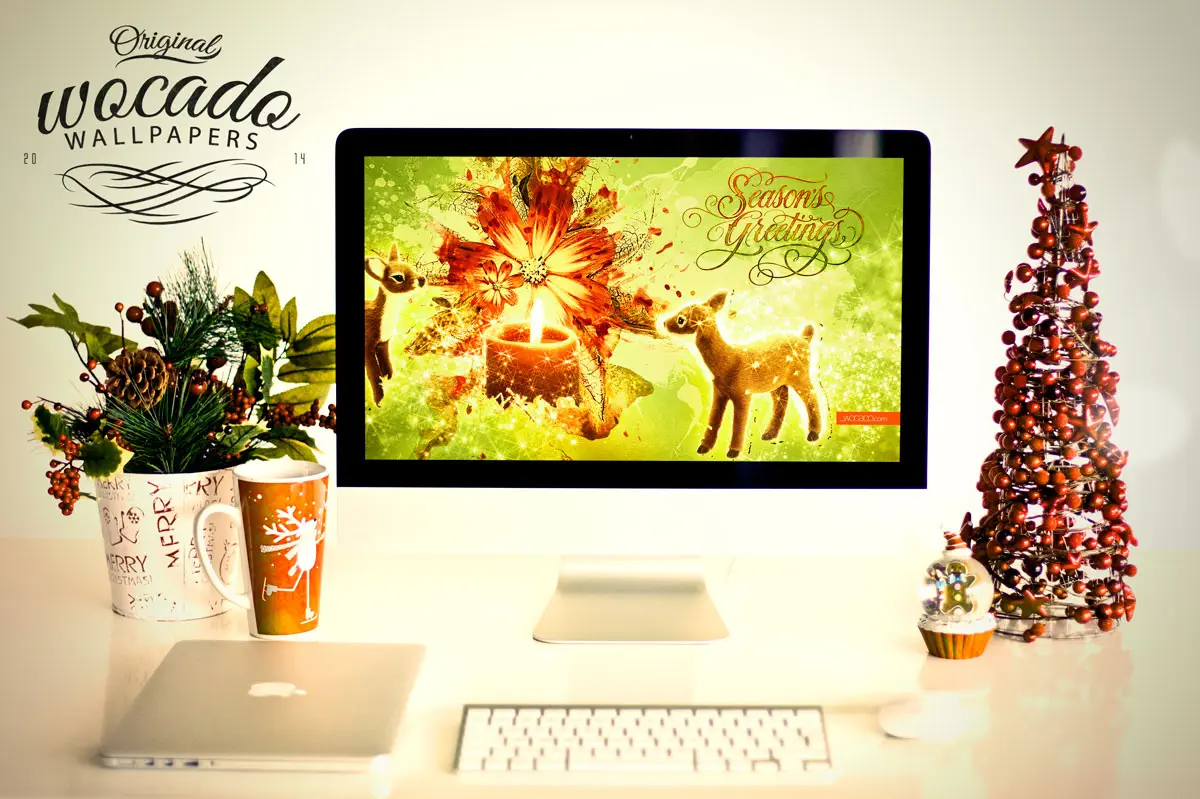 Season's Greetings Wallpaper by WOCADO - Free Download