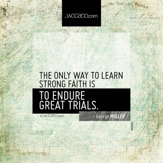 The only way to learn strong faith by WOCADO.com