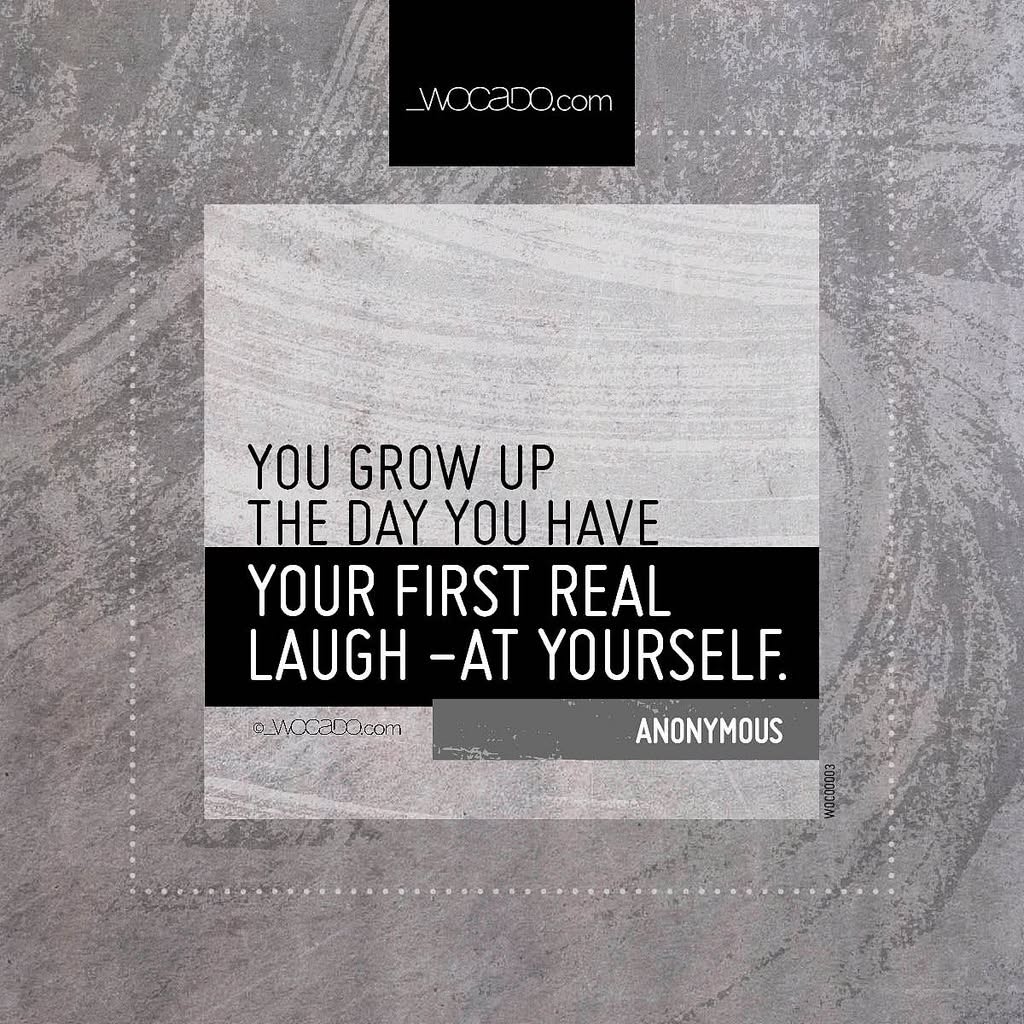 You grow up the day by WOCADO.com