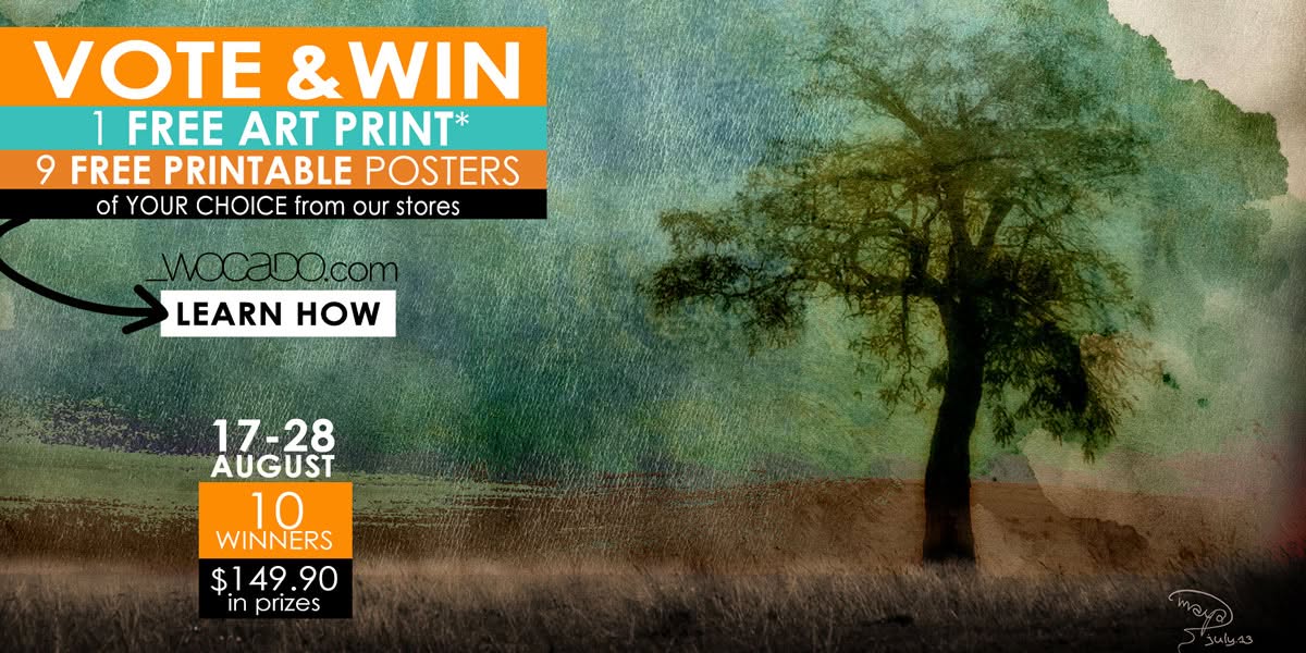 Giveaway: WIN 1 FREE Art Print & 9 FREE Printables