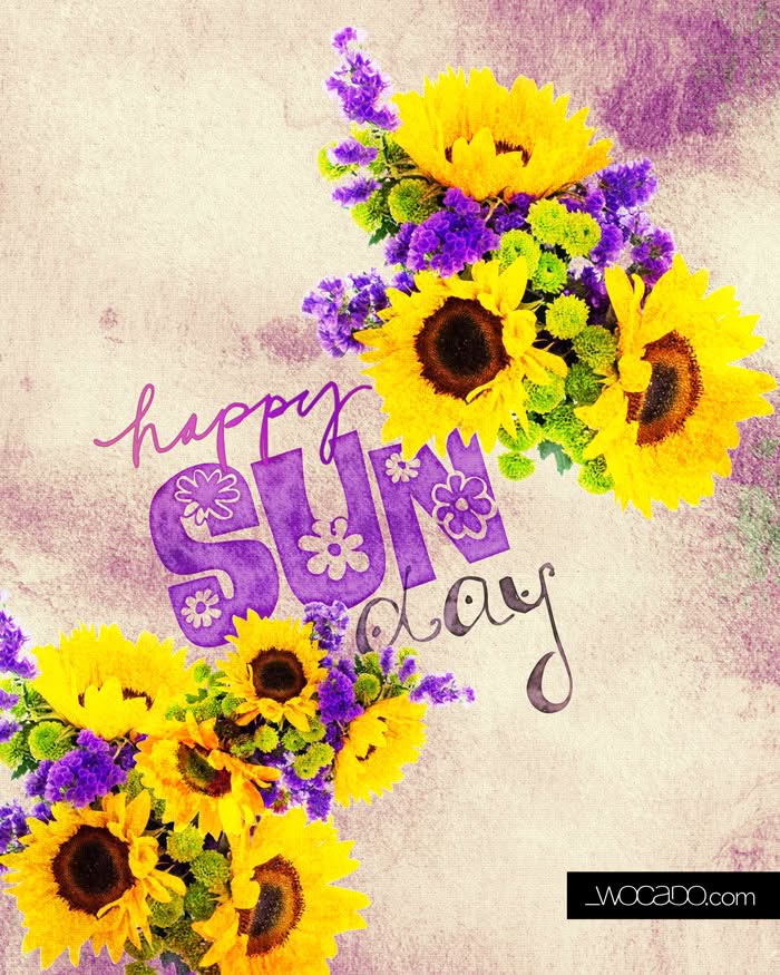 Happy Sunday – Printable 8×10